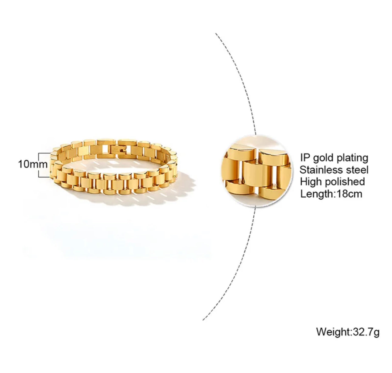 Swiss link Bracelet