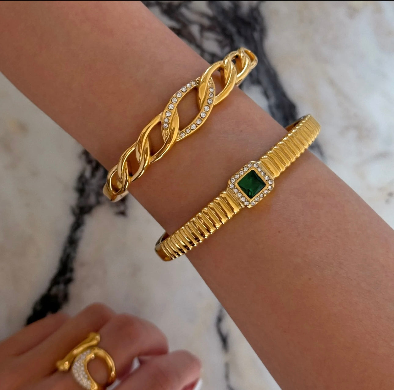Cuban Bangle Bracelet