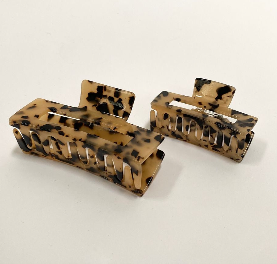 Leopard Print Claw Clip