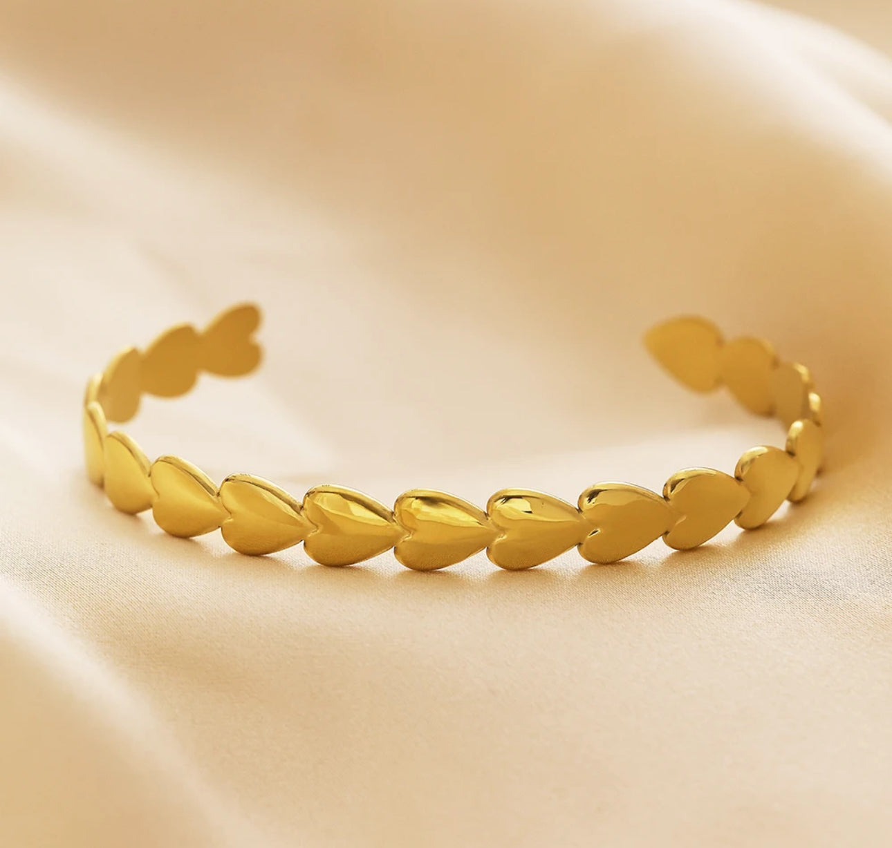 Heart Cuff Bracelet