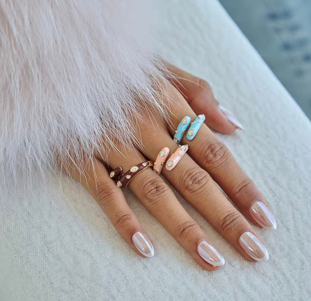 Aurora Band Ring - 18k Gold plated