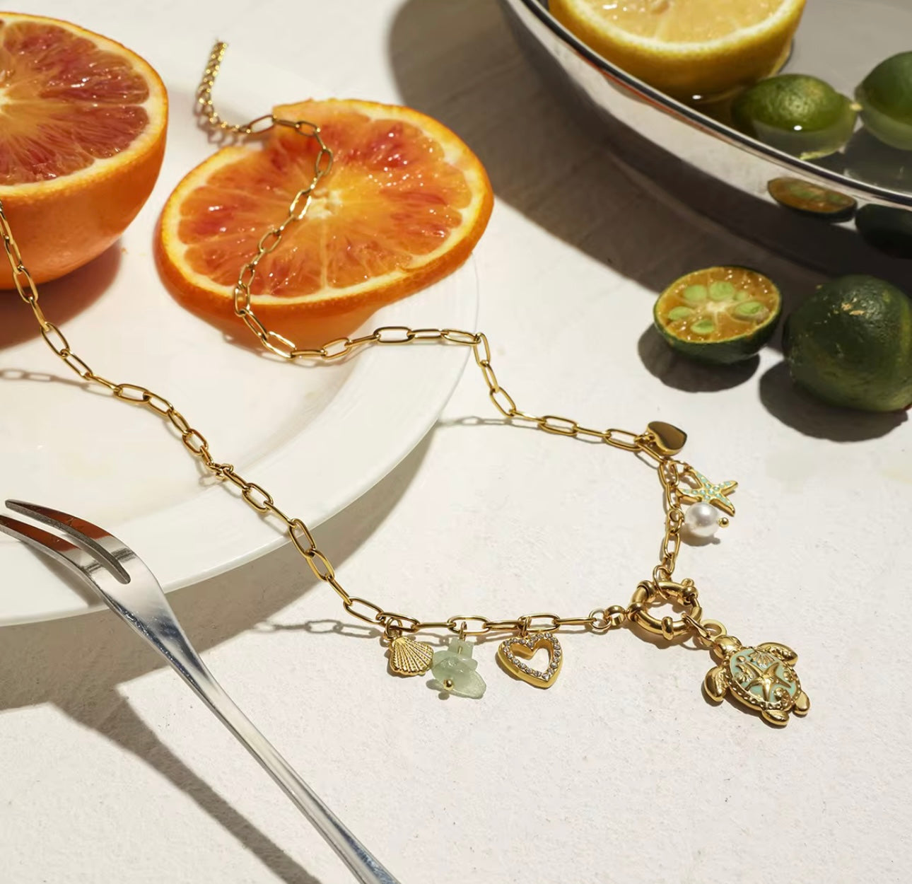 Tortoise Charm Necklace