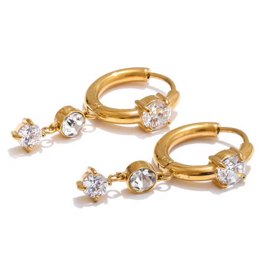 Bliss Huggies- 18k gold plated