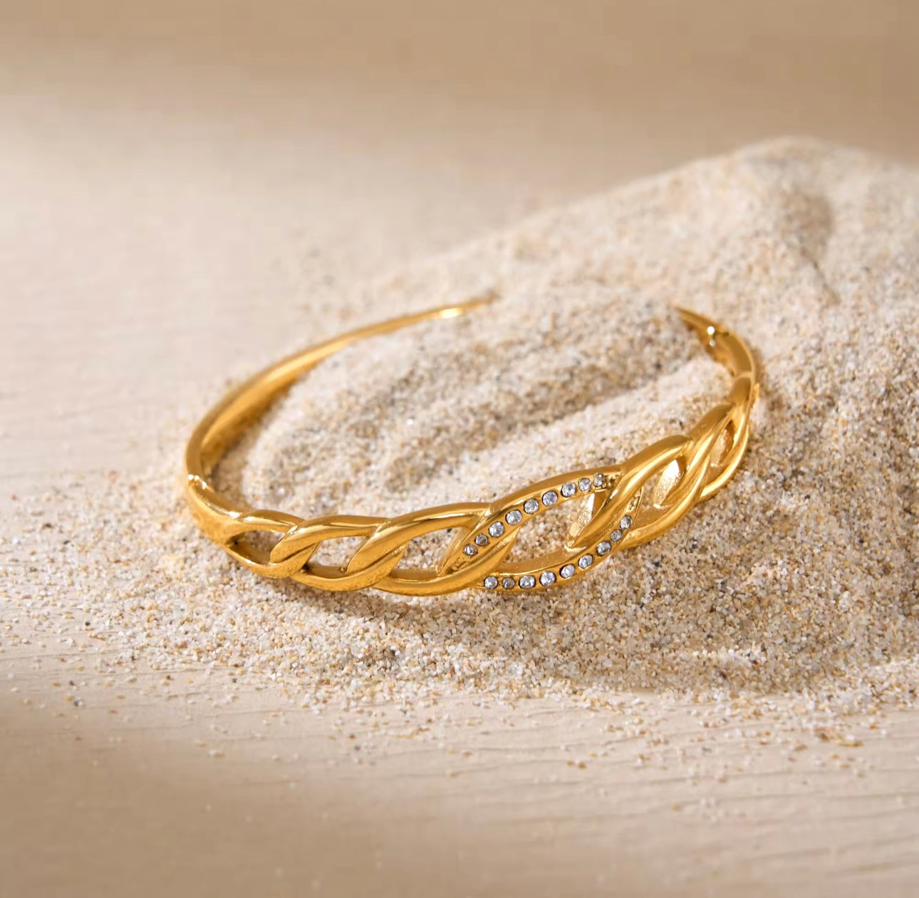 Cuban Bangle Bracelet