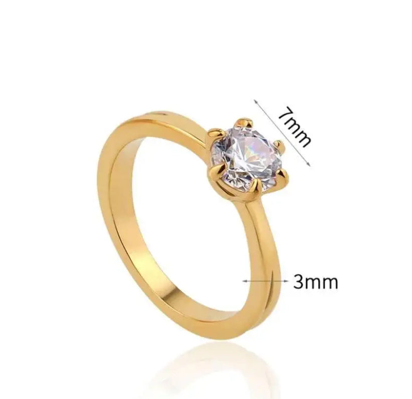 Ivy Solitaire Ring