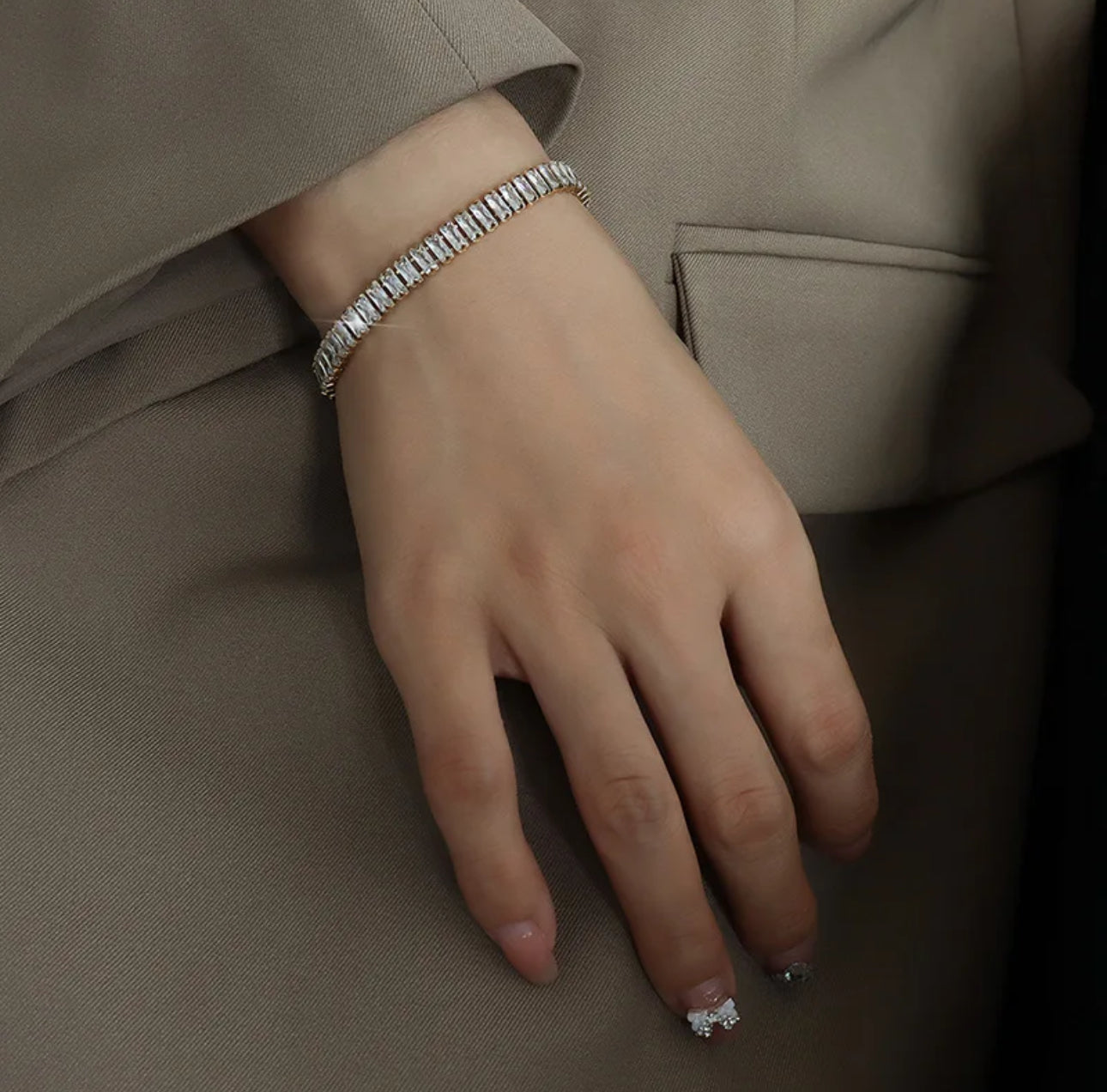 Baguette Gem Bracelet