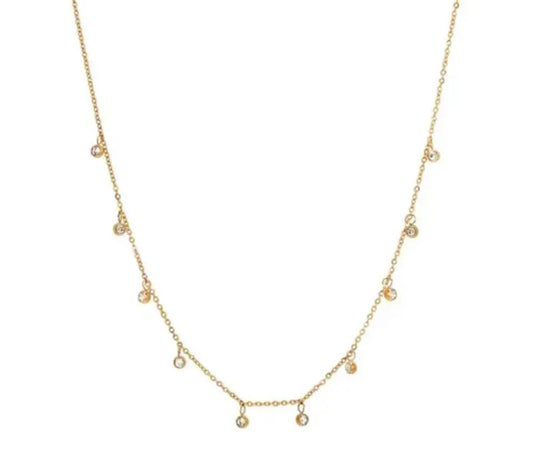 Finnora Necklace - 18k Gold Plated
