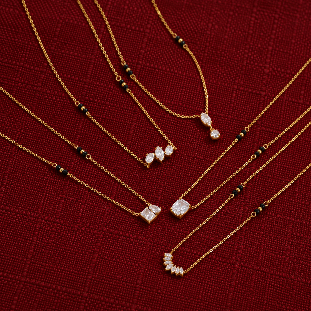 Mangalsutra Combo - 18k Gold Plated