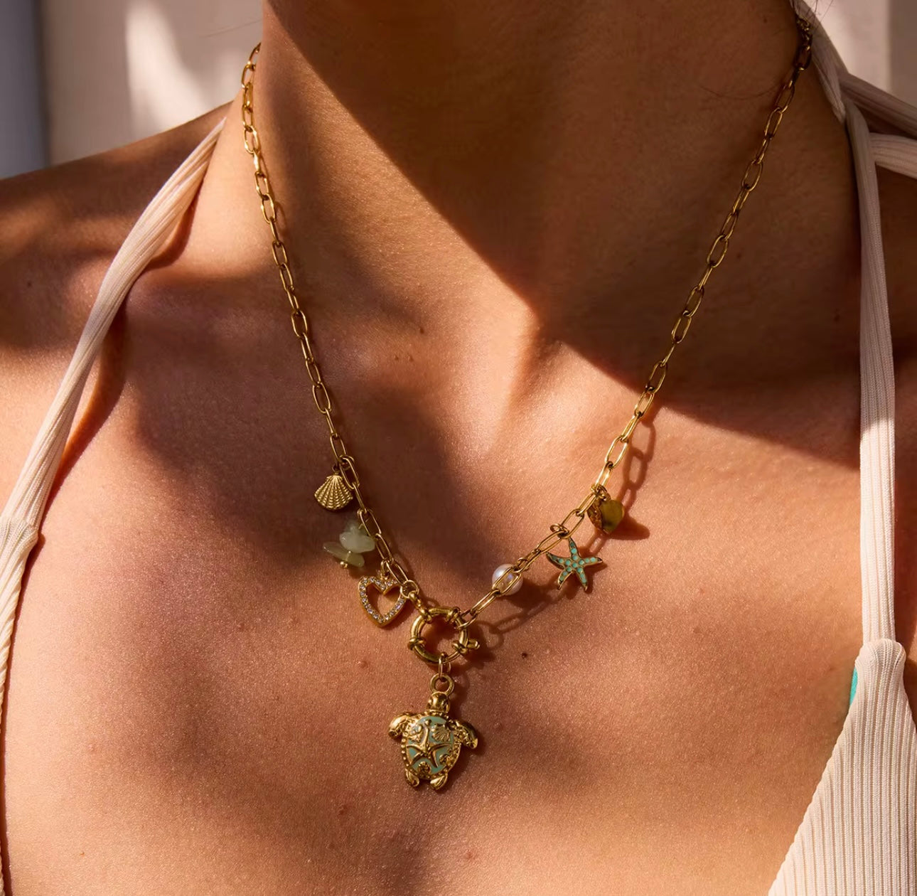 Tortoise Charm Necklace