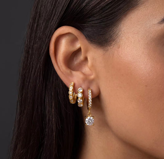Evy set of 3 - 18k gold plated