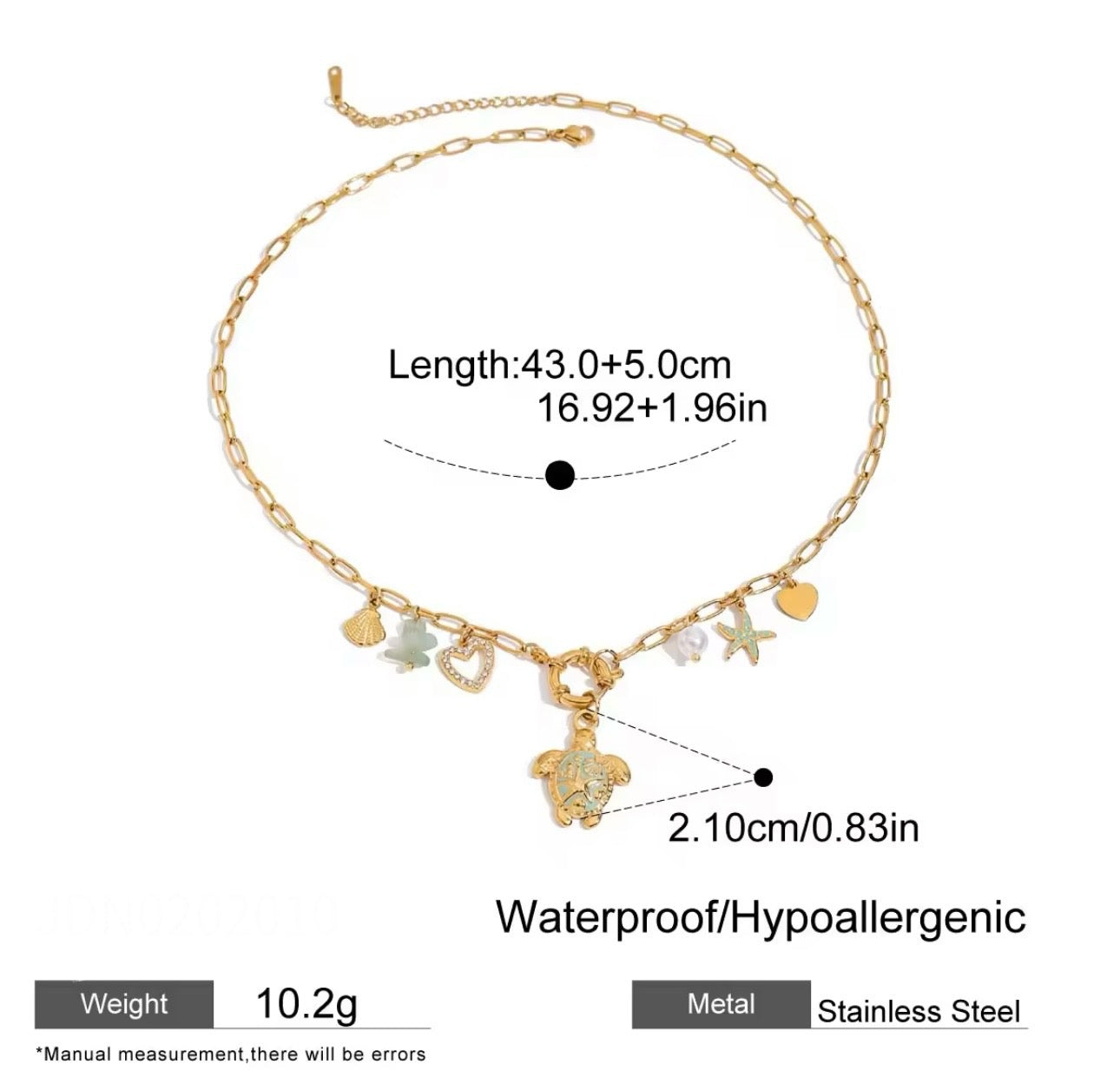 Tortoise Charm Necklace