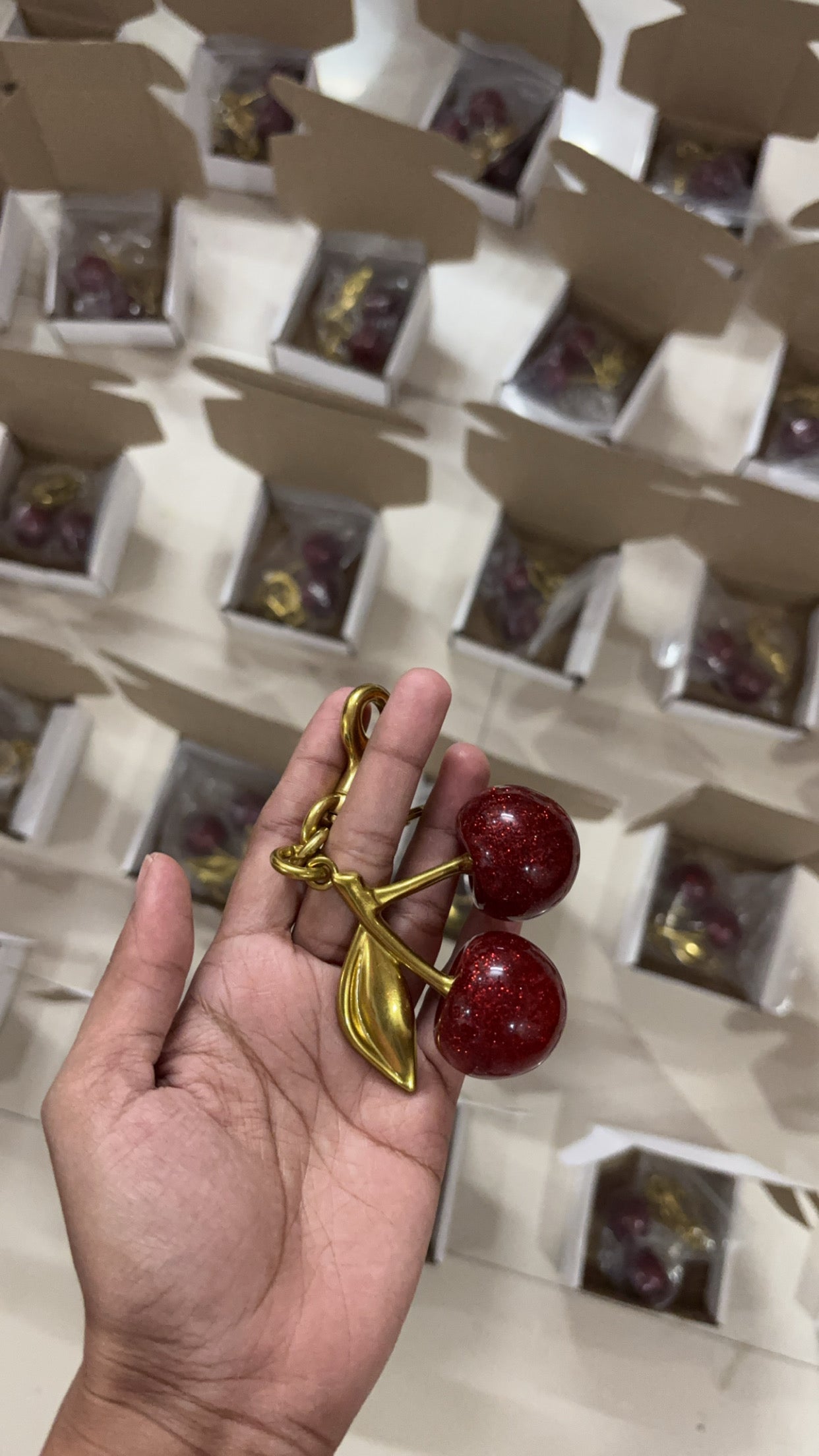 Cherry Charm Tag