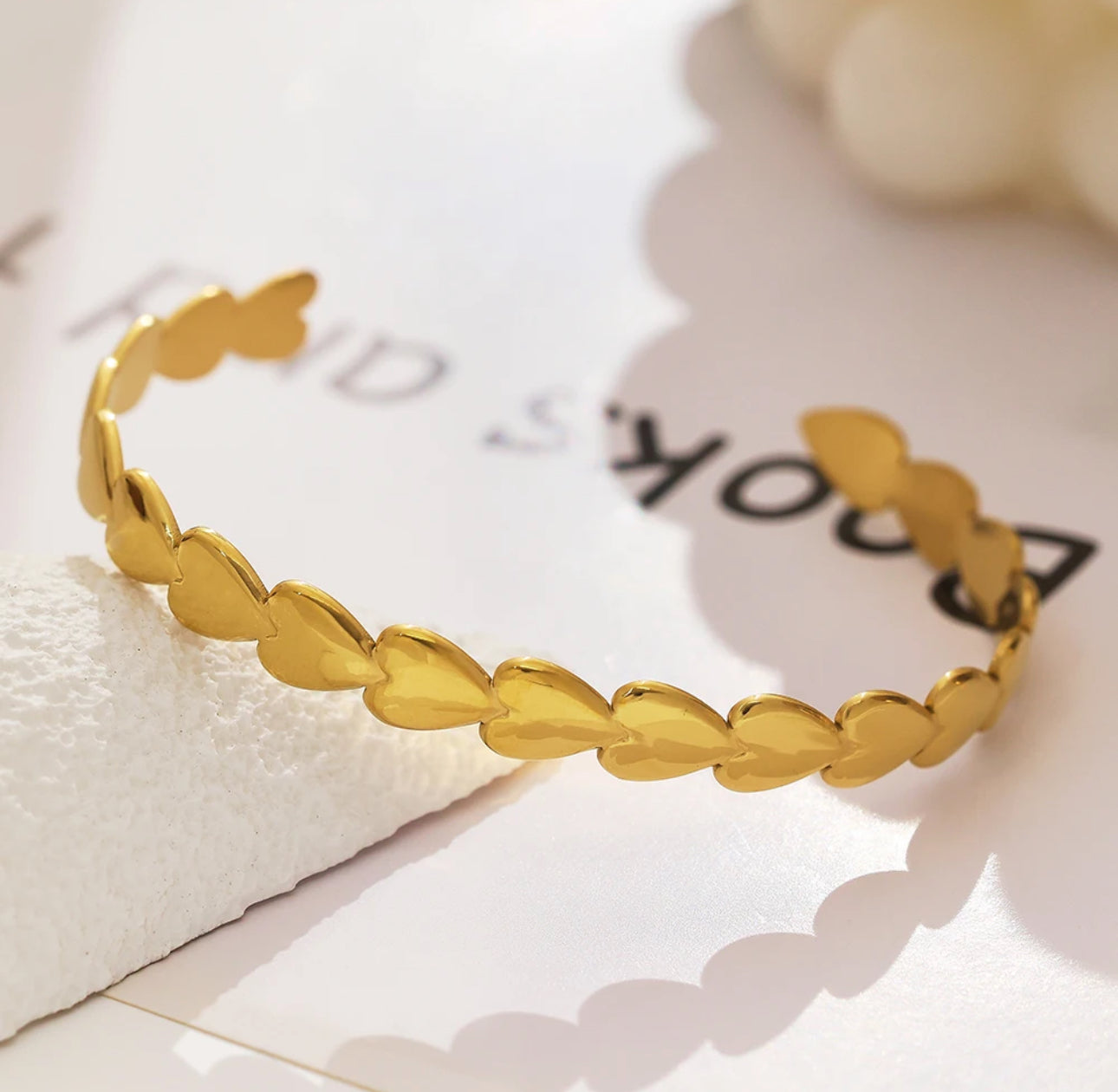 Heart Cuff Bracelet