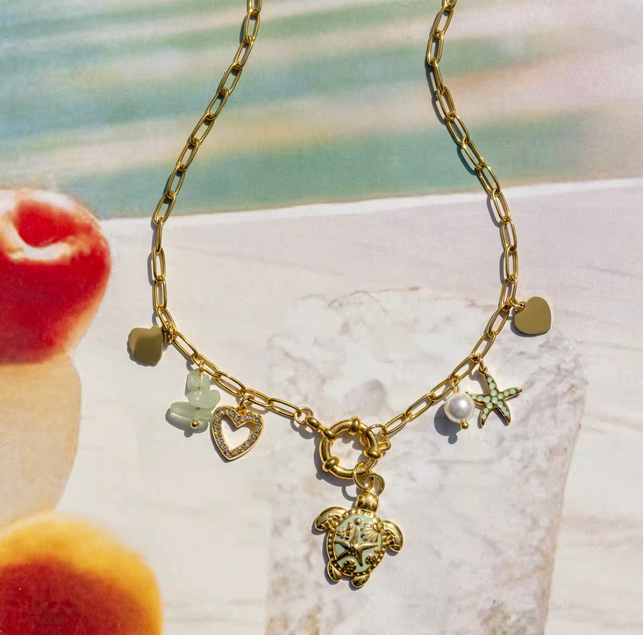 Tortoise Charm Necklace