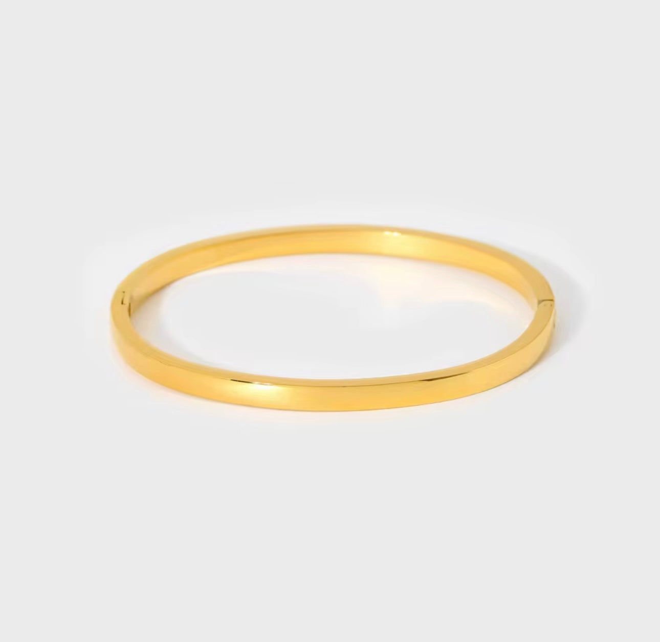 Minimal Bangle - 18k Gold Plated