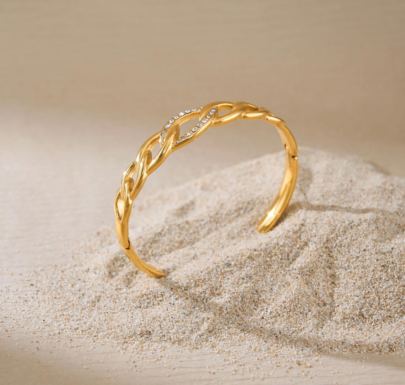 Cuban Bangle Bracelet