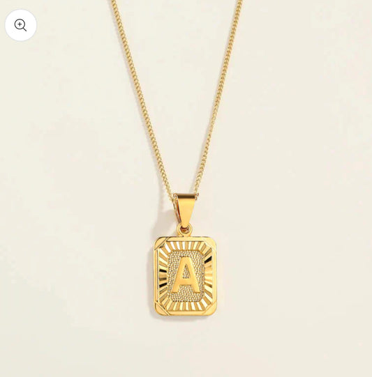 Initial Pendant Necklace