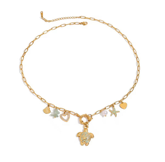 Tortoise Charm Necklace
