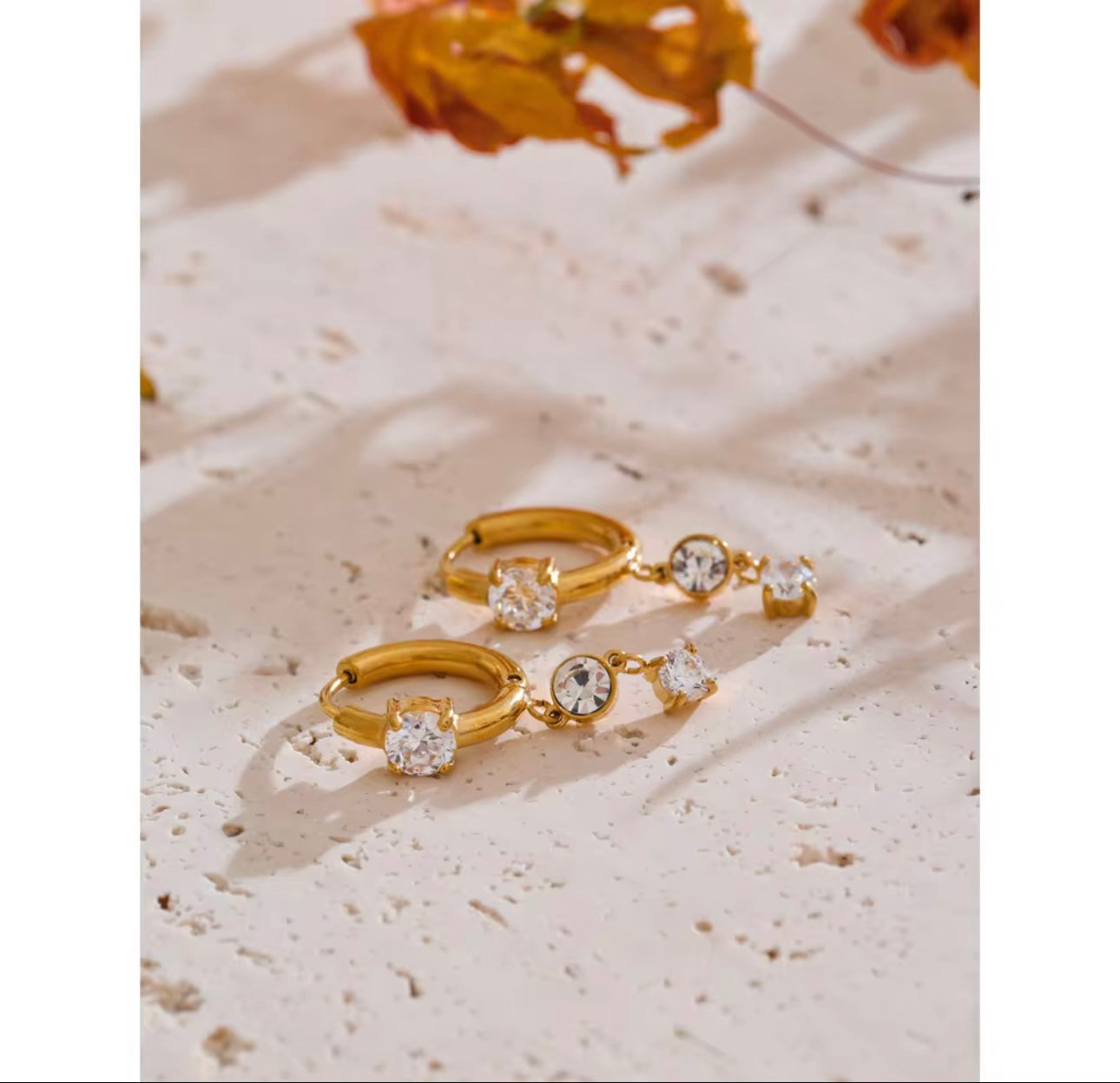 Bliss Huggies- 18k gold plated