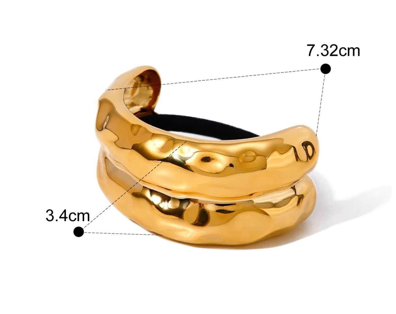 June Double Pony Cuff