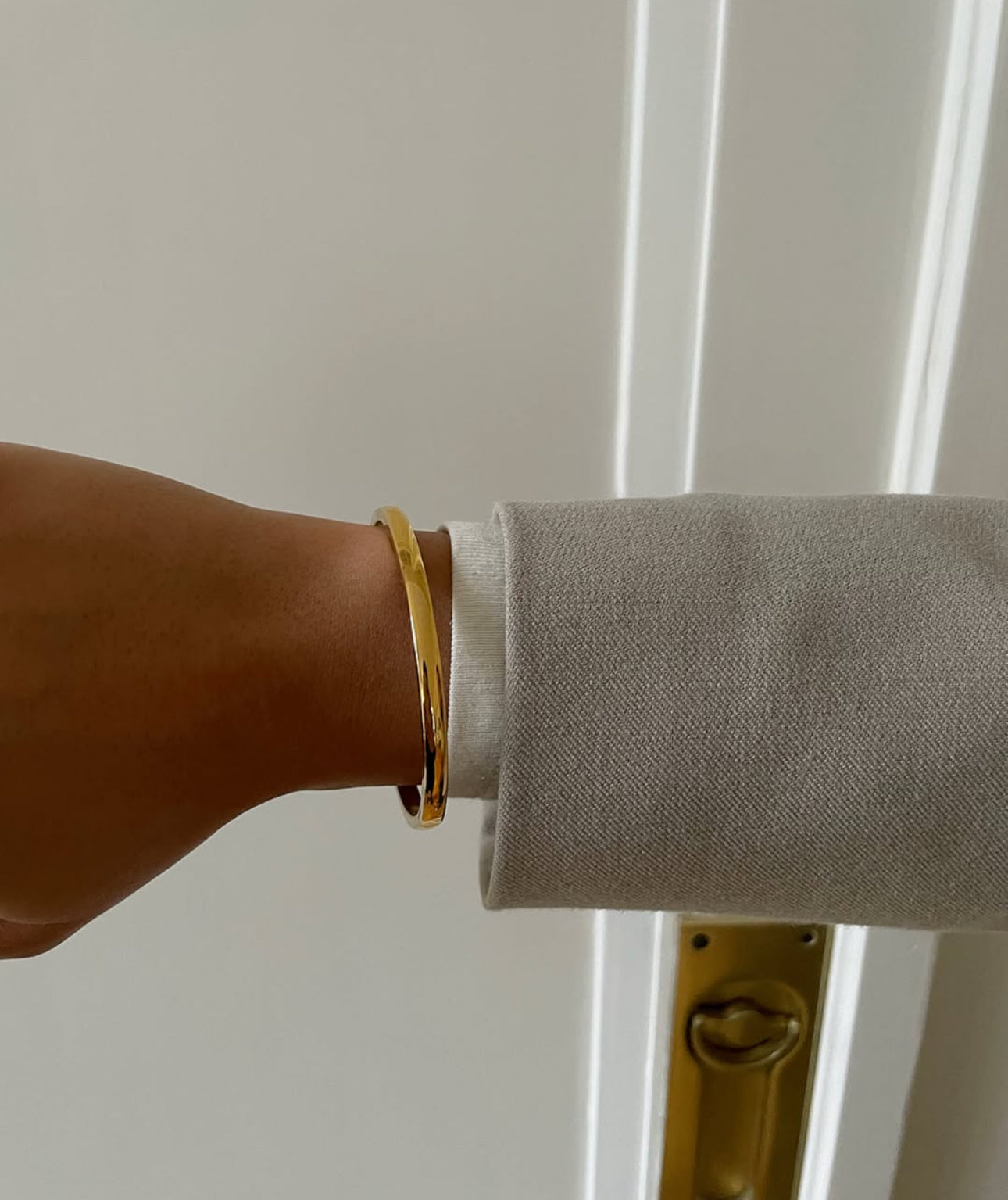 Minimal Bangle - 18k Gold Plated