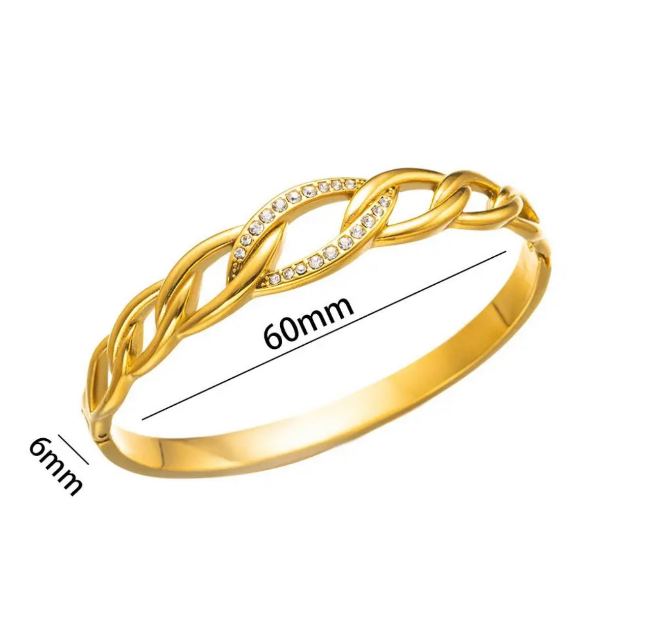 Cuban Bangle Bracelet