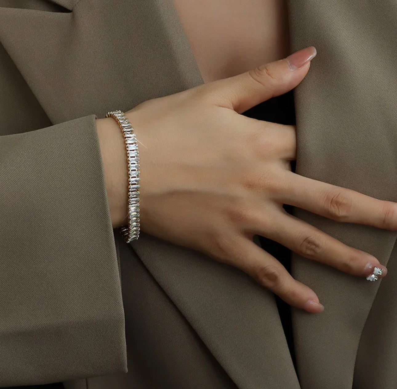 Baguette Gem Bracelet