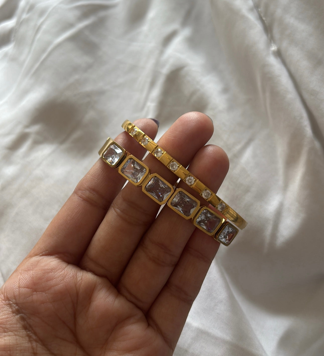 Glam Bangle Bracelet