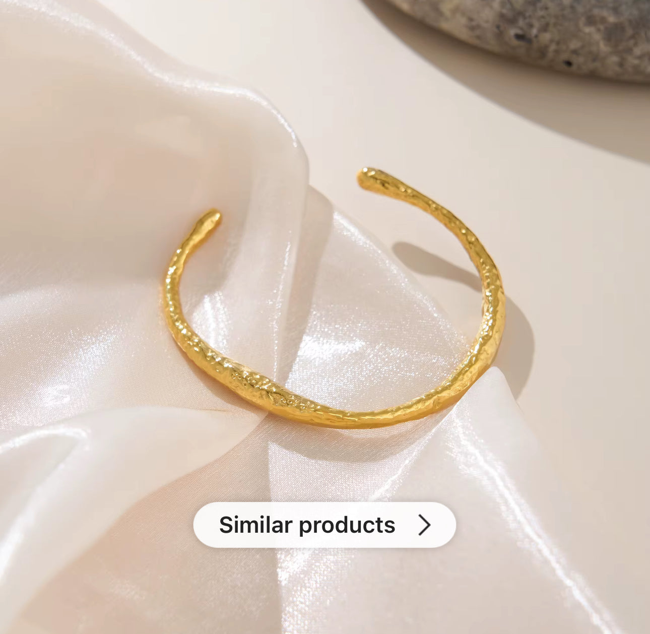 Azur Cuff Bracelet - 18k Gold plated