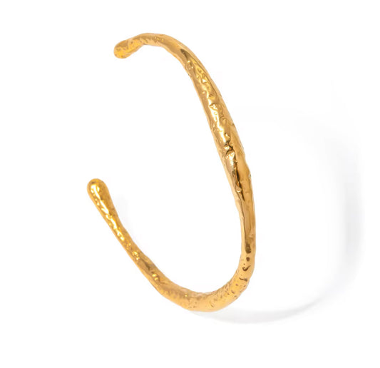 Azur Cuff Bracelet - 18k Gold plated