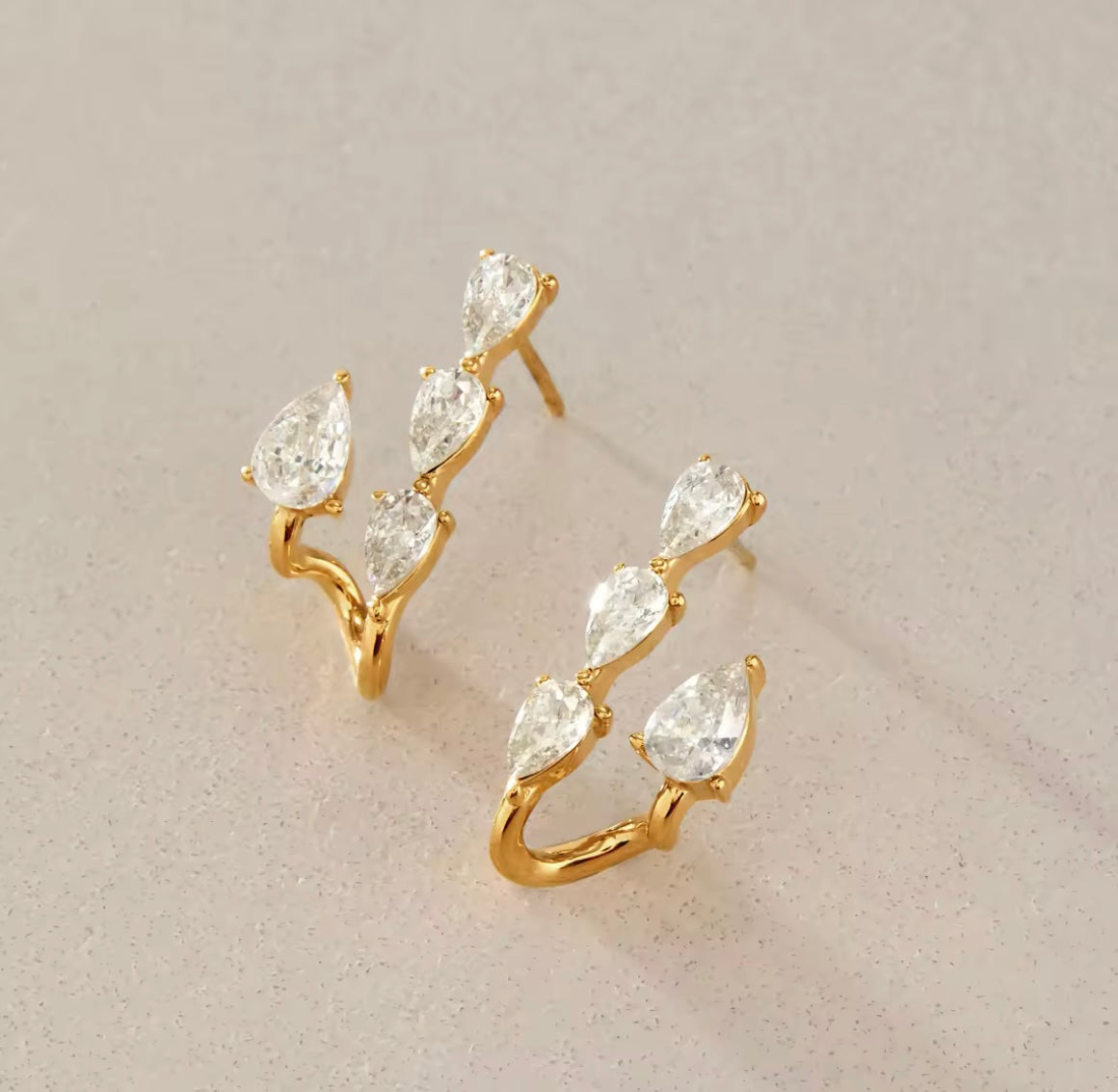 Thea Drops - 18k gold plated