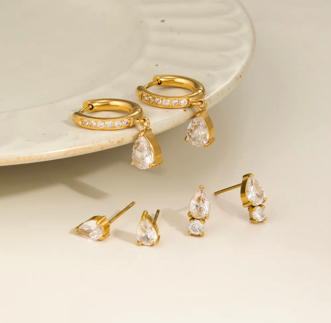 Tear drop Set of 3
