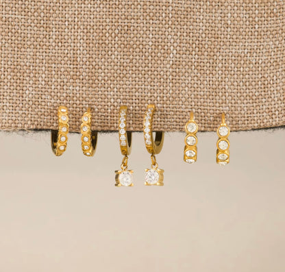 Evy set of 3 - 18k gold plated