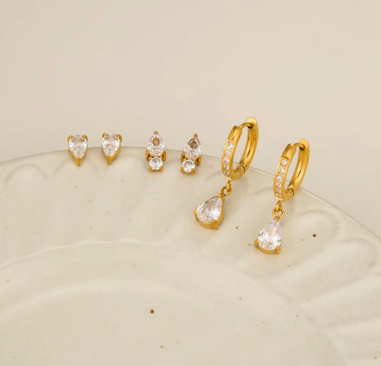 Tear drop Set of 3