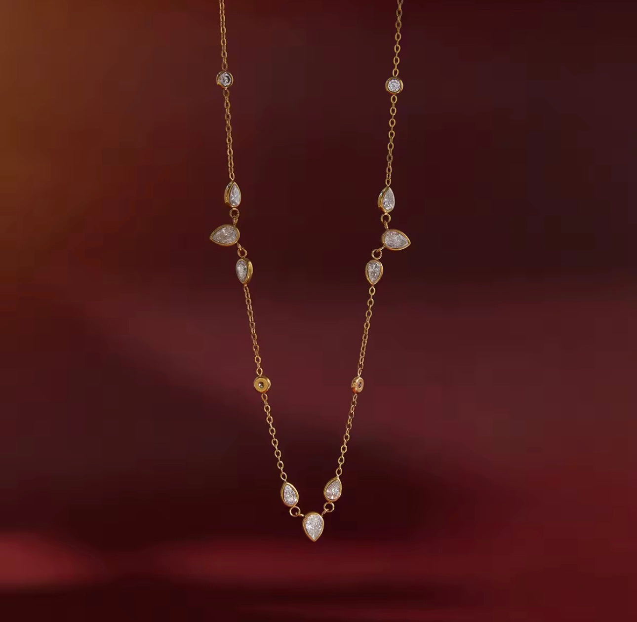 Dune Necklace - 18k Gold Plated