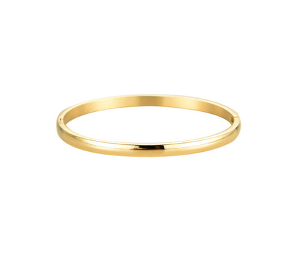 Minimal Bangle - 18k Gold Plated
