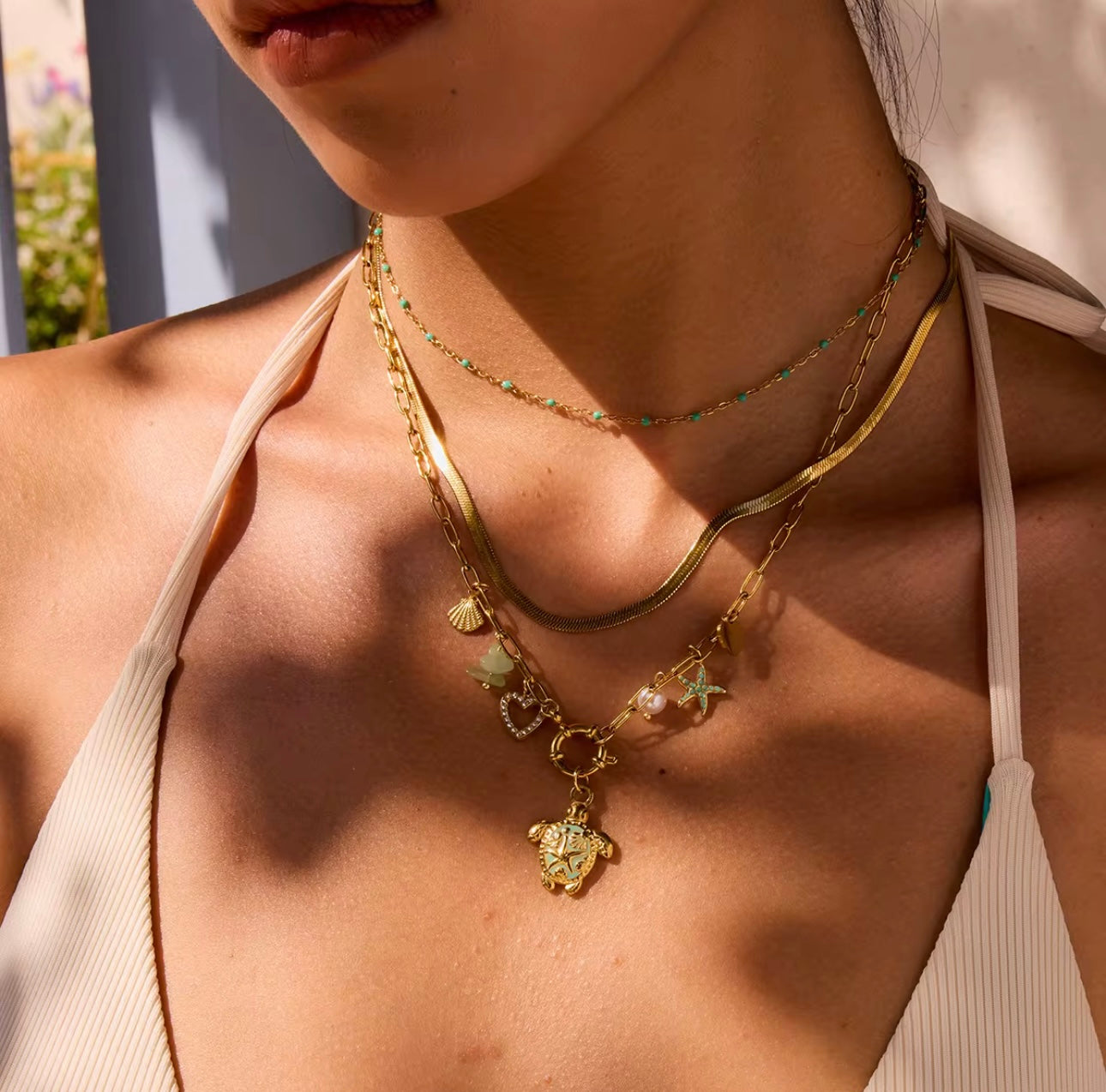 Tortoise Charm Necklace