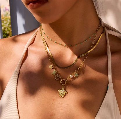 Tortoise Charm Necklace