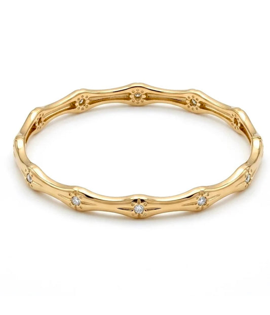 Dune Bangle - 18k Gold Plated