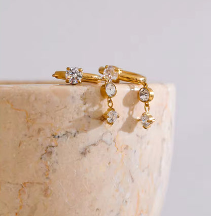 Bliss Huggies- 18k gold plated