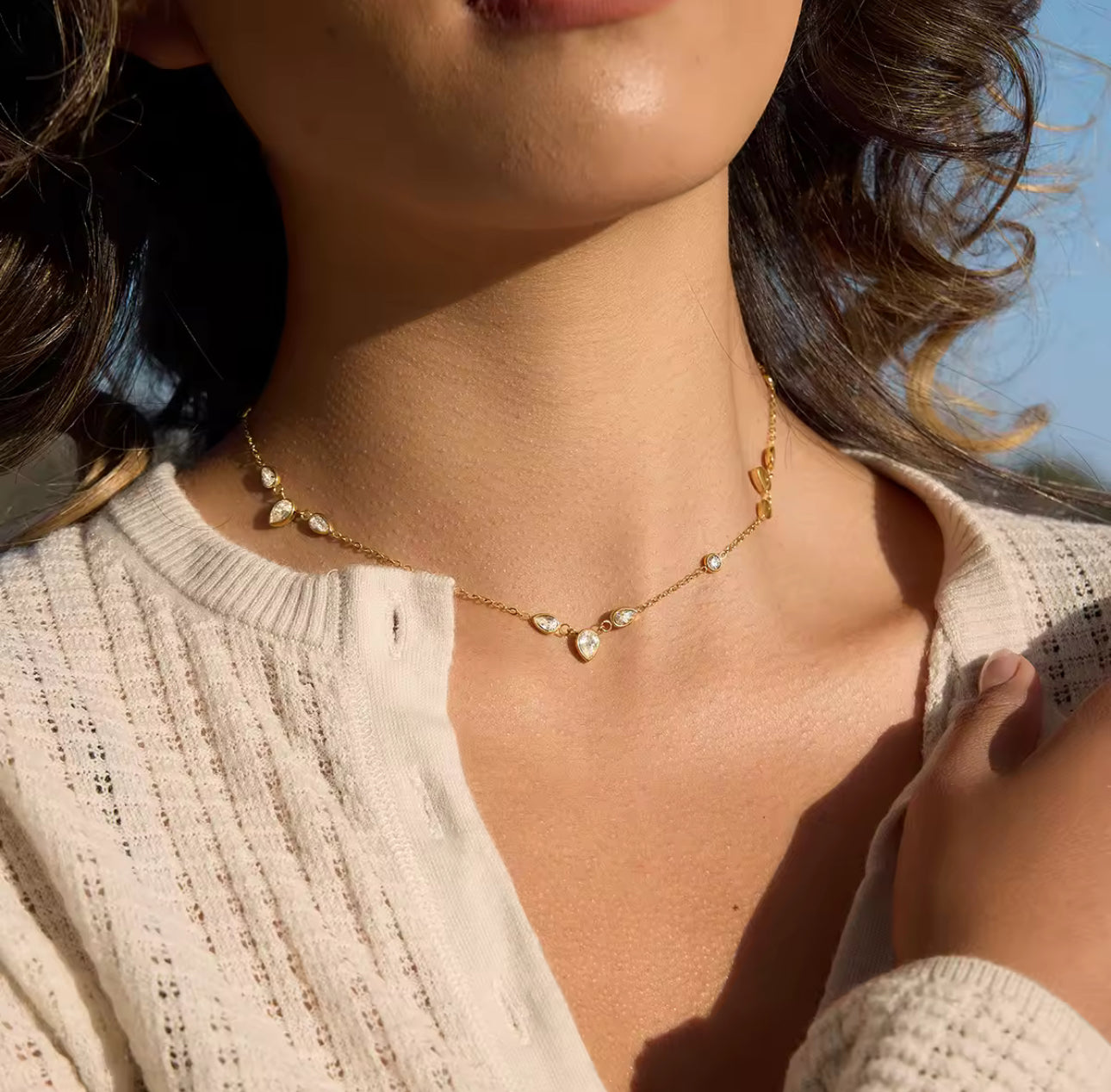 Dune Necklace - 18k Gold Plated