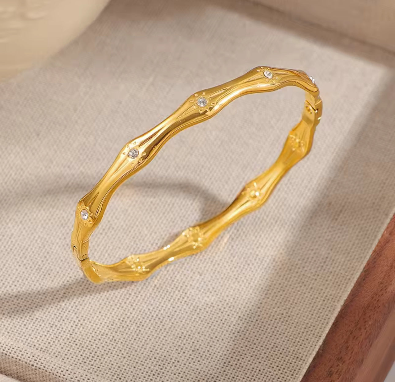 Dune Bangle - 18k Gold Plated