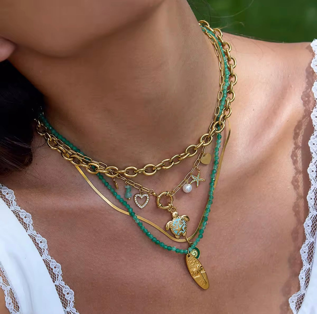 Tortoise Charm Necklace