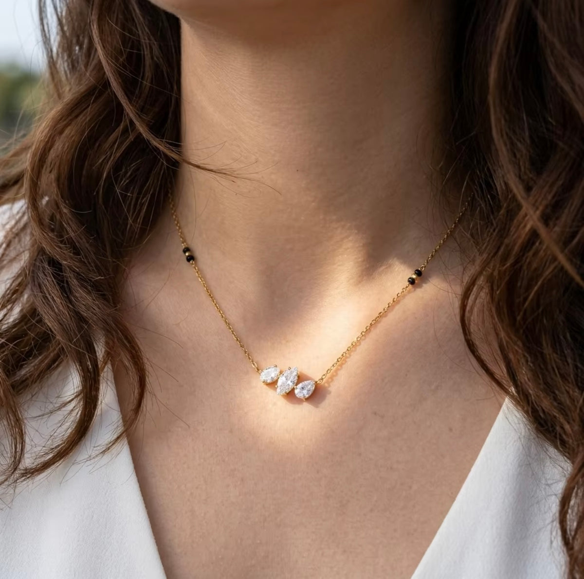 Aada Mangalsutra - 18k Gold Plated