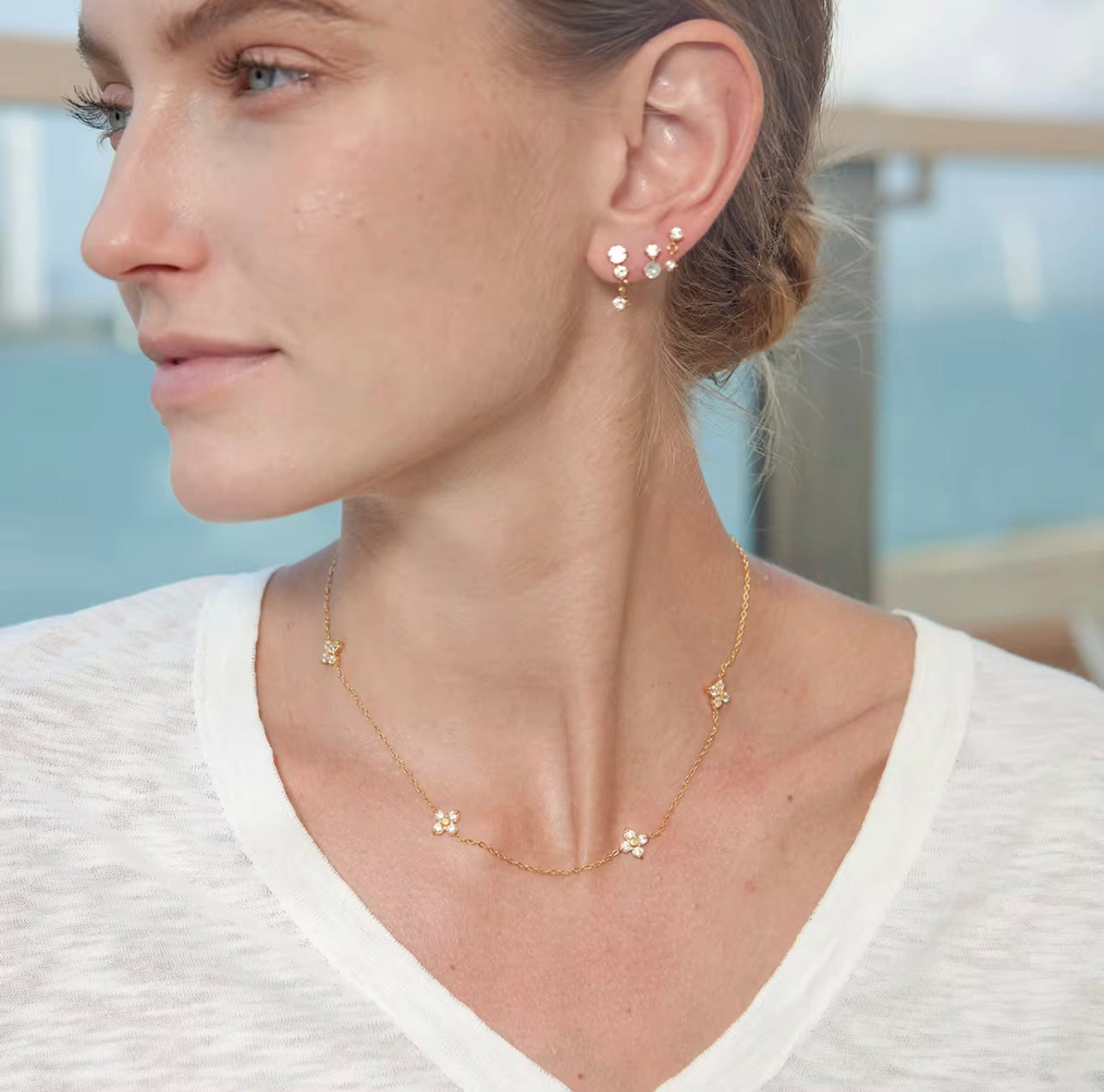 Iris Set of 3 - 18k Gold plated