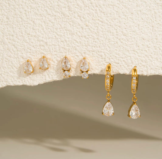Tear drop Set of 3