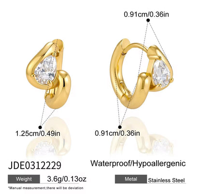 Berry Hoops - 18k Gold Plated