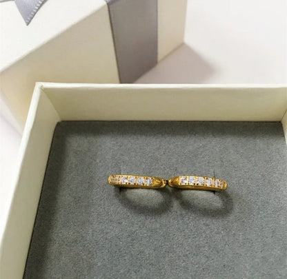 Piercing Huggies - 18k gold plated