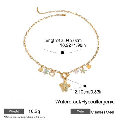 Tortoise Charm Necklace