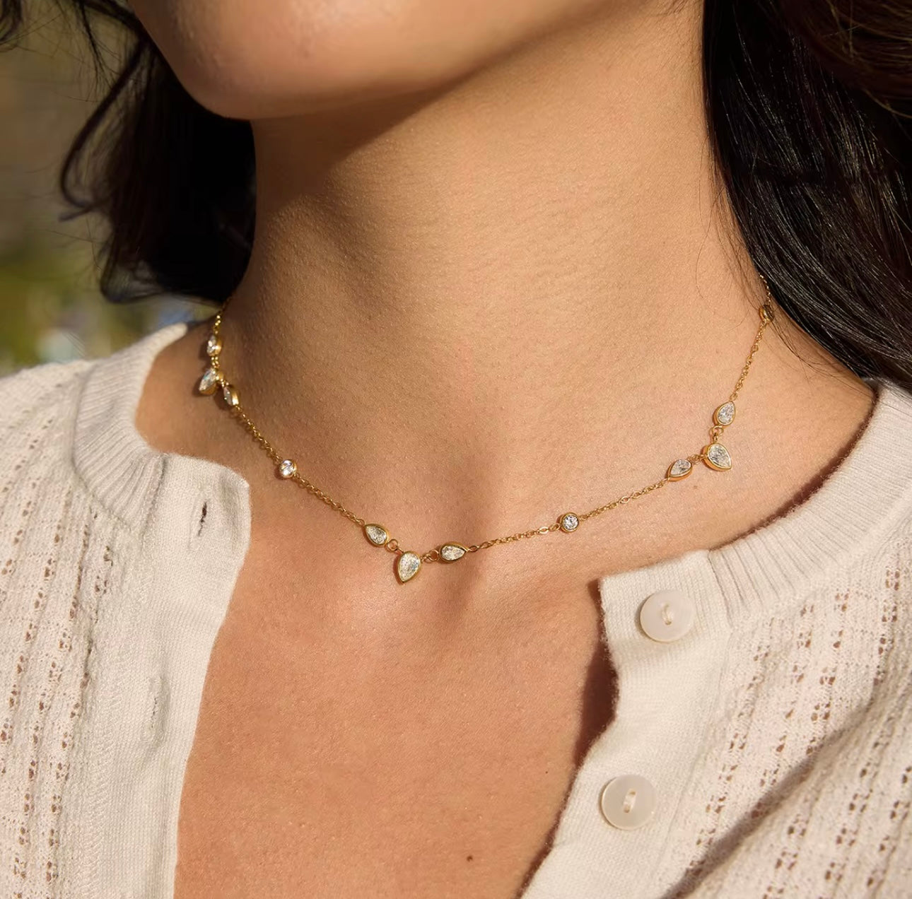 Dune Necklace - 18k Gold Plated